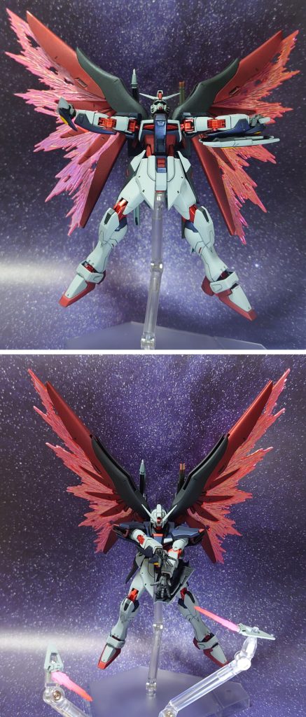 無数の“デスティニー”が、一斉に“フラッシュエッジ2”を投擲した。