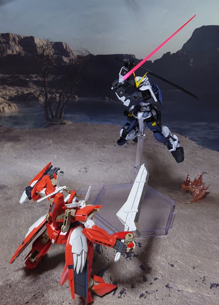 “この…戦闘狂が！”“フン、褒め言葉だよ！”