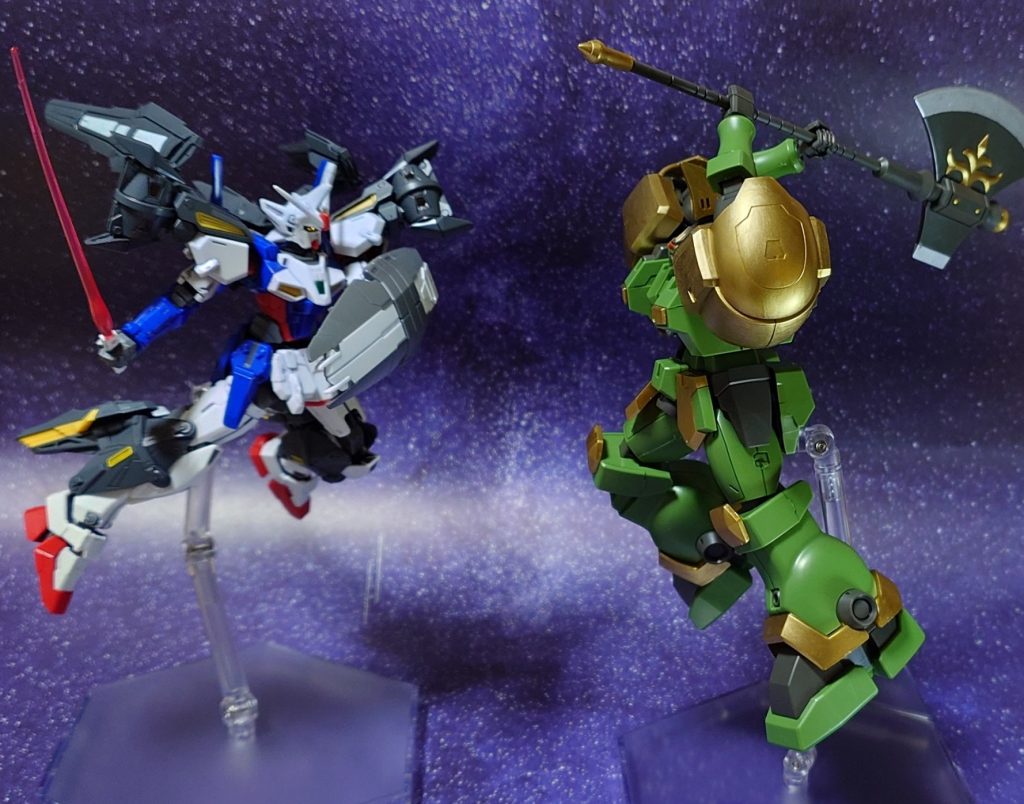 “行くぞ、ガンダム!”正面からのぶつかり合い!