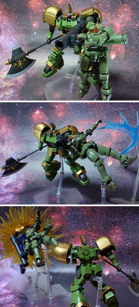 “俺の、前に…出るな!”不用意に動いた味方の“リーオー”を、力任せに投げつける。