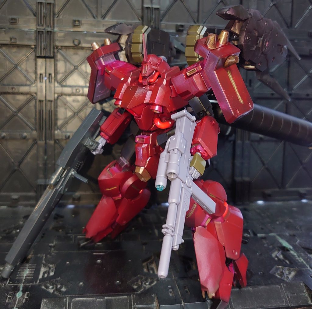 ドーベンウルフのパーツを全然使わない新規造形でした 