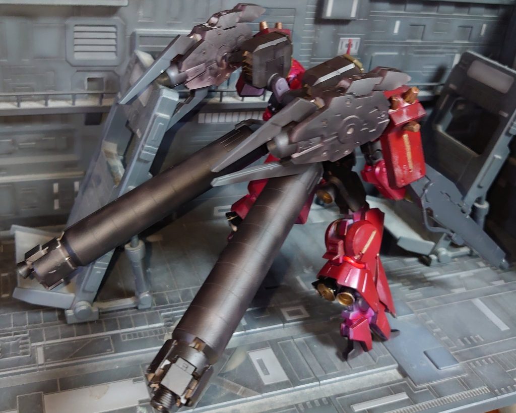 ブースターポッドは30MM　プロペラントブースターはユニコーンからビームランチャーは境界