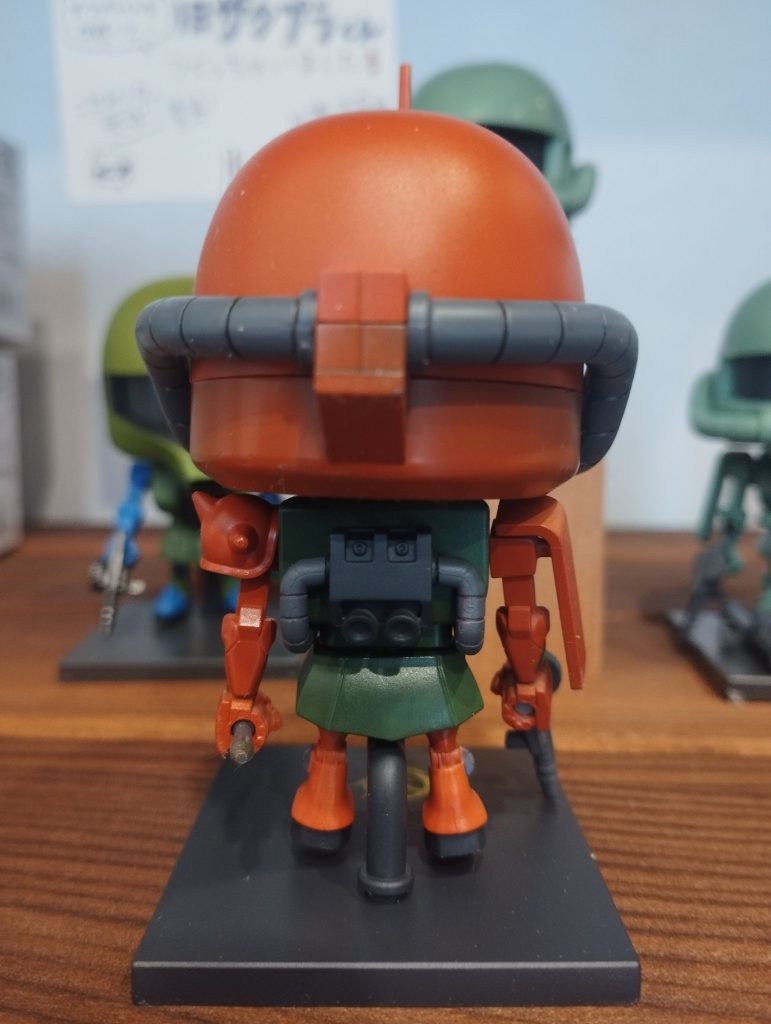 茶：ガイア:ナチュラルブラウン+ガイア:イエロー少量緑：ガイア:ダークグリーン黒：クレオス：ファントムグレーパイプ、武器：クレオス：ジオングレー