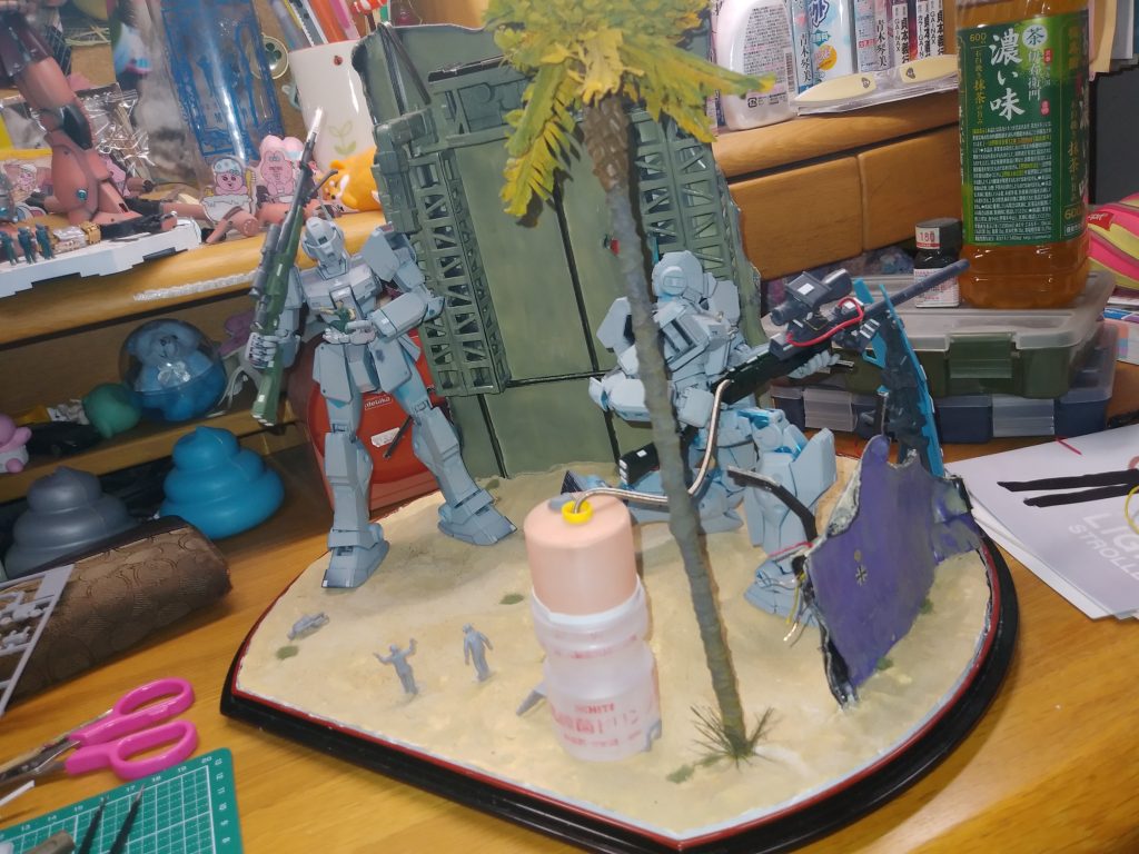 ポーズとかもなんとなくから始めた作品です