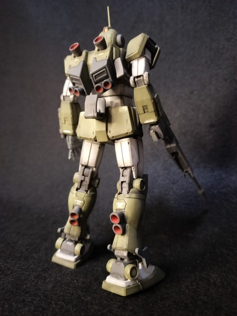 プレバン製後ろ。くるぶしだけ切り離して直付けしてます。