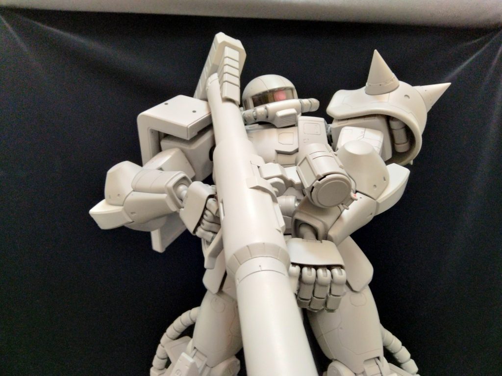 サーフェイサー吹いた後です。