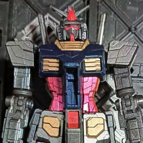 万博ガンダムメタリック塗装