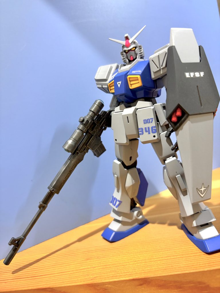 このスナイパーライフルが欲しくて買ったイフリートイェーガー(gundam-kao6)何となくそのライフルを持たせてみました(gundam-kao6)