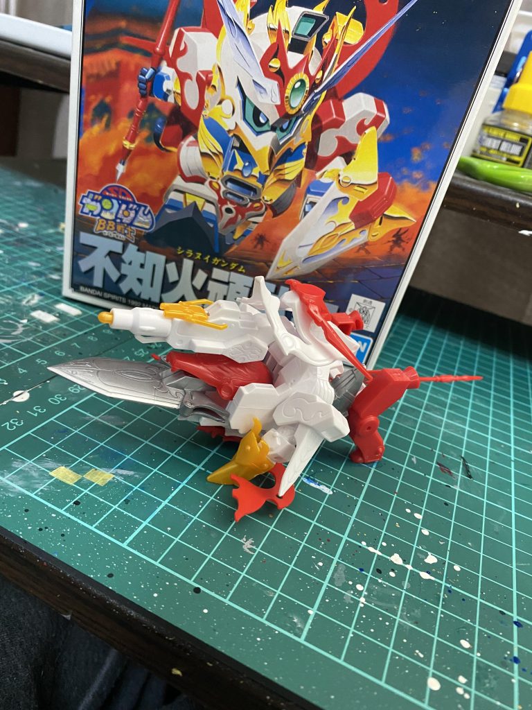 素組みです(*'▽'*)箱絵見て、やっぱり白も良いですね!最後までご覧いただき、ありがとうございます(*´꒳`*)