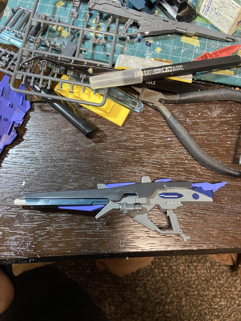 ジャンクでビームライフルを大型化しました。