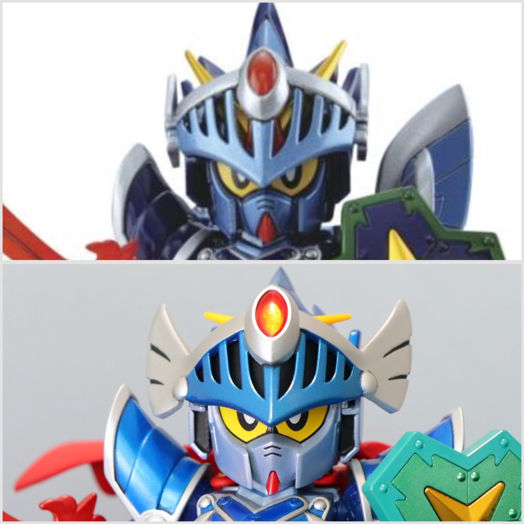 顔は頬当てをプラ板で当時っぽくバイザーの羽の角度はかなりお気に入り