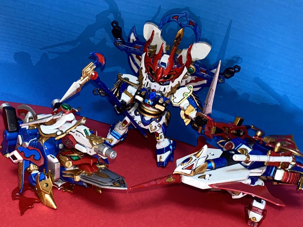 阿修羅王モード！機械鳥(メカニバード)モード！機械獣(メカニマル)モード！揃うと圧巻ですね！！！