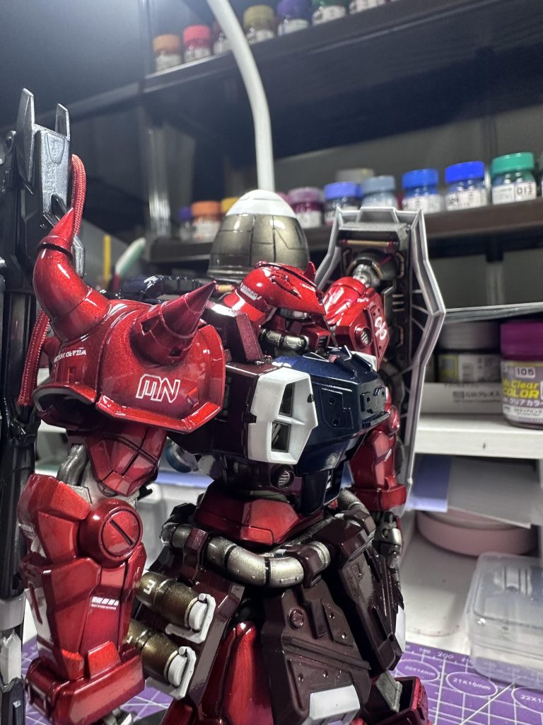 ルナマリアザク完成🥰–4枚目/制作者：よしのっぺ