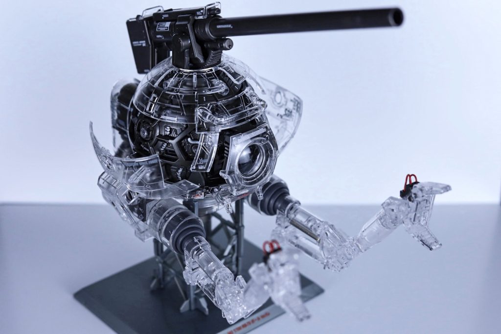 普段クリア系のプラモデルってあんまり作らないんですけどメカニカルクリアは凄く惹かれるんですよね とにかくメカ！って感じが好きです！
