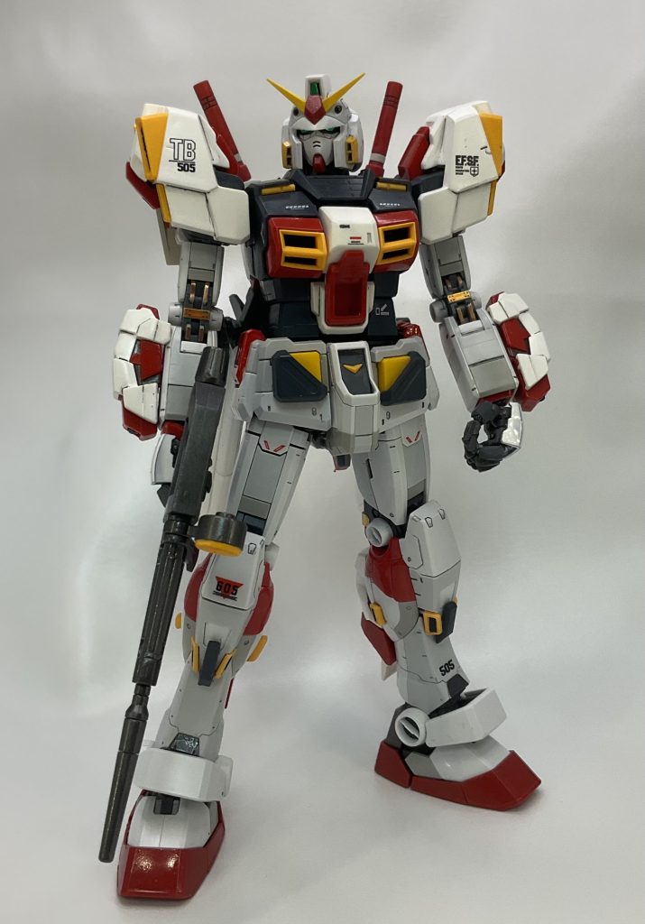 ビームライフルもニコイチで作成したので、保持力はバッチリです。