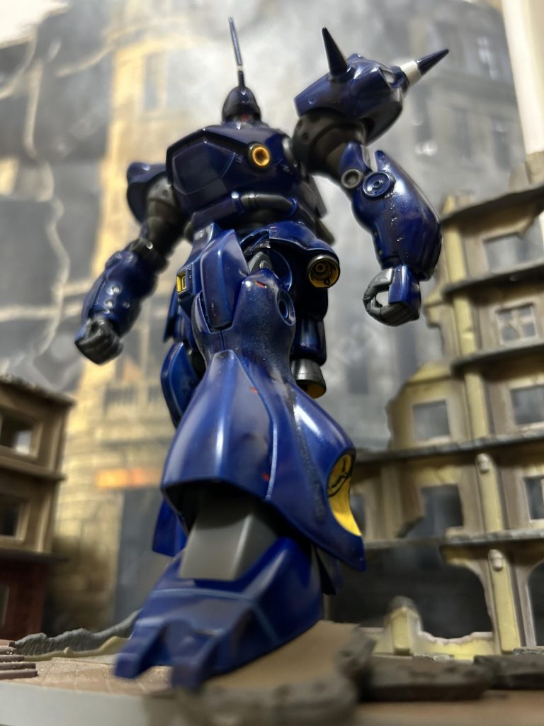 武装、デカール、ウェザリングなし。塗装のみの時点でこの強者感！