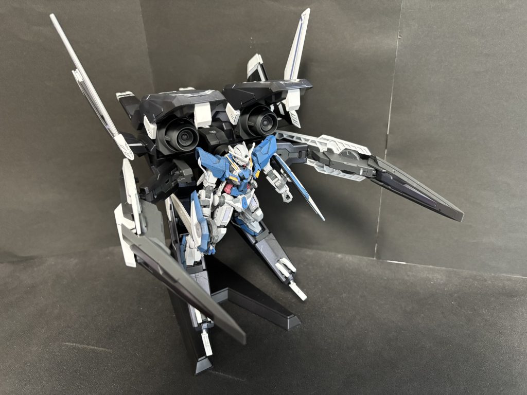 結果的には明るめのエクシアと暗めのGNアームズって感じでよかったかなと思いました。しかしデカくてどこに飾ろうか💧