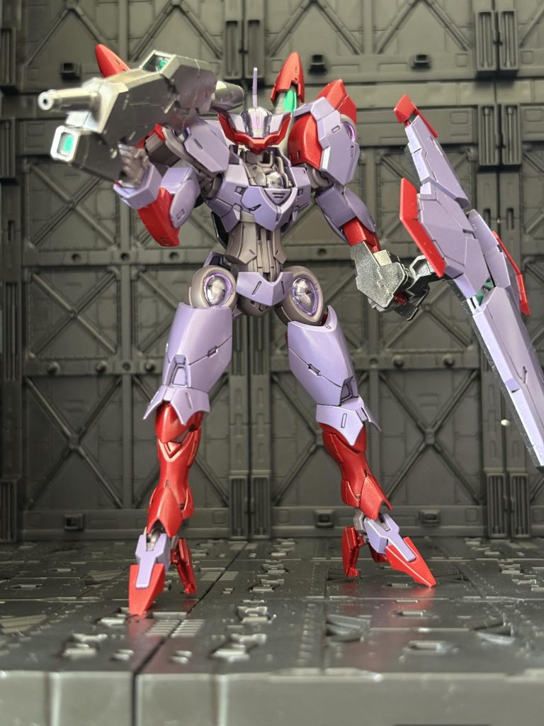 ビームライフルは大型ですね