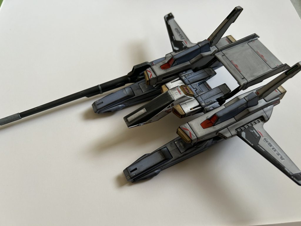 GディフェンサーのカラーリングはMk-IIを参考に想像で全塗装しました。