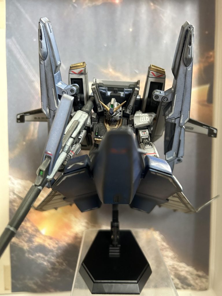 乗る必要は無いのですが、せっかく作ったのでフライトアーマーへ乗ったバージョンも