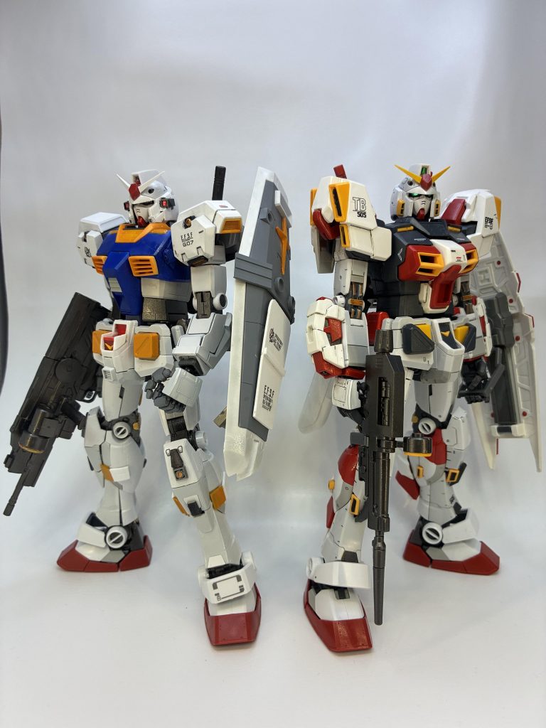 前回作成した５号機とのツーショット