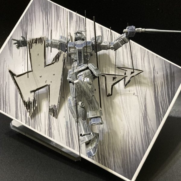 漫画イラスト風ガンダム