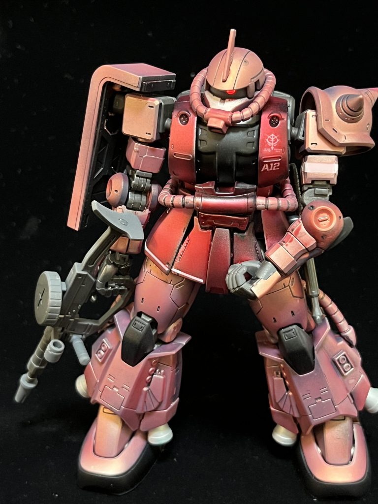 HG 1/144 シャア専用高機動ザクII｜うーちゃんさんのガンプラ