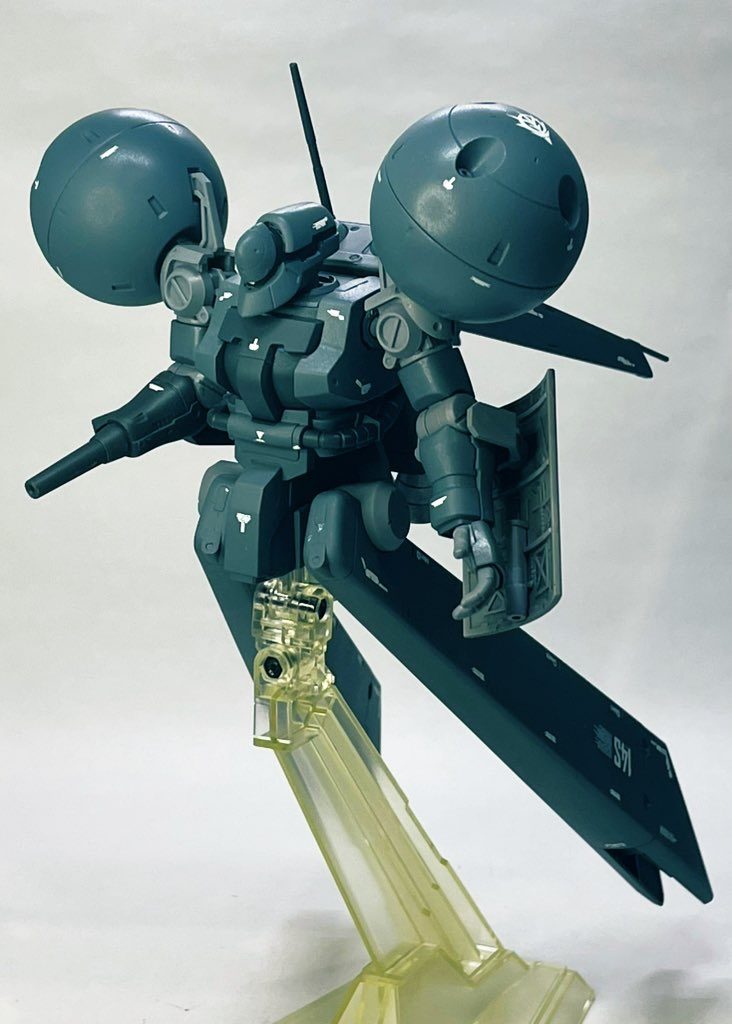 HG ドラッツェをアクシズ艦隊カラーに全塗装。劇場版Zガンダムに登場した時のカラーで制作してみました。