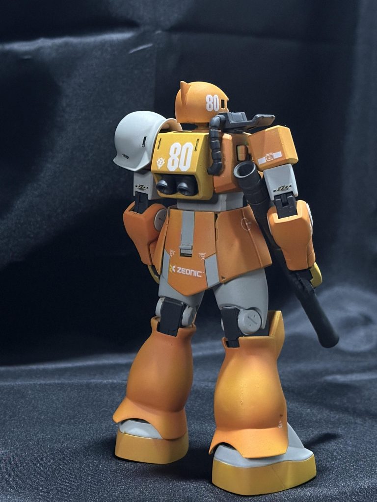 バックショット今回はテスト機をイメージした色味にしてみました