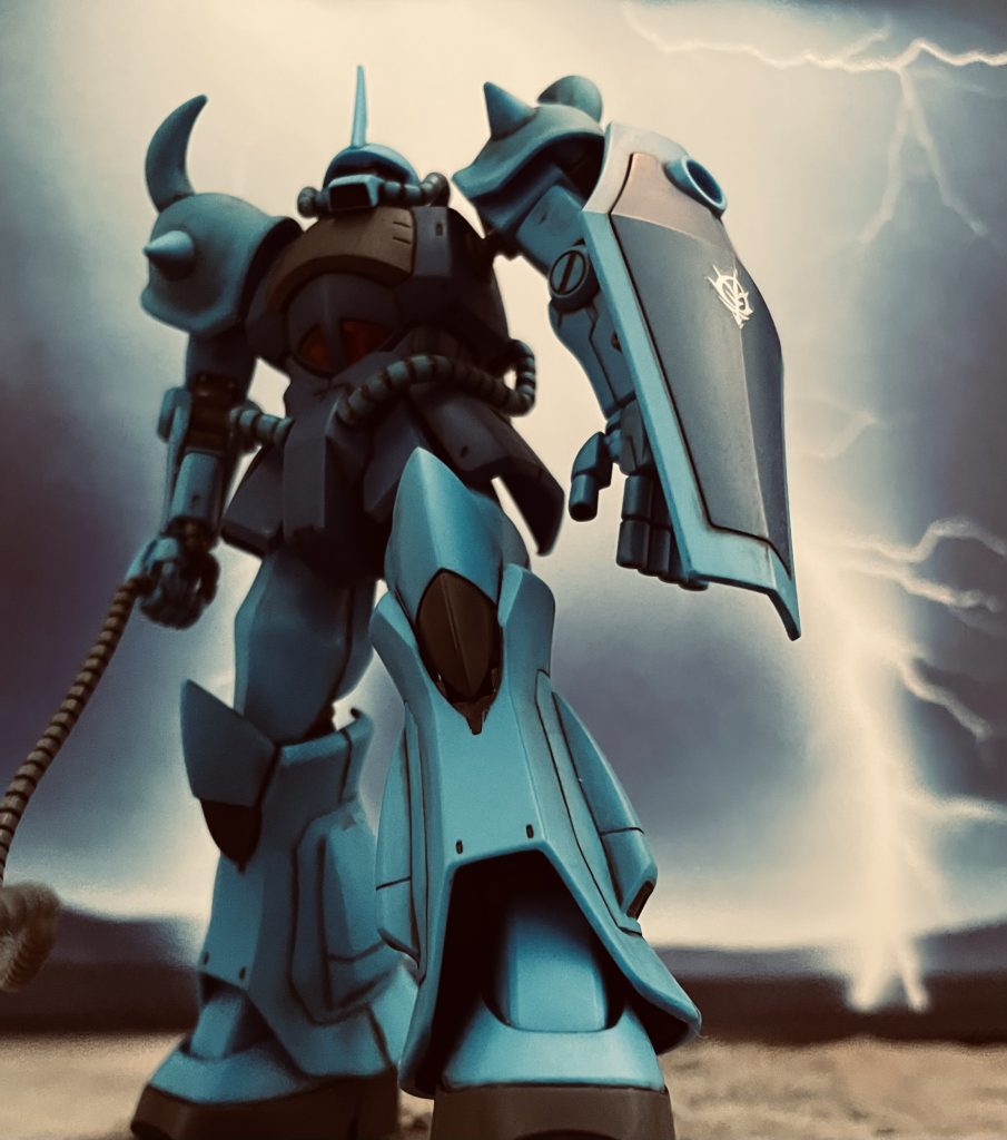 グフ単独の構図でもう一枚。