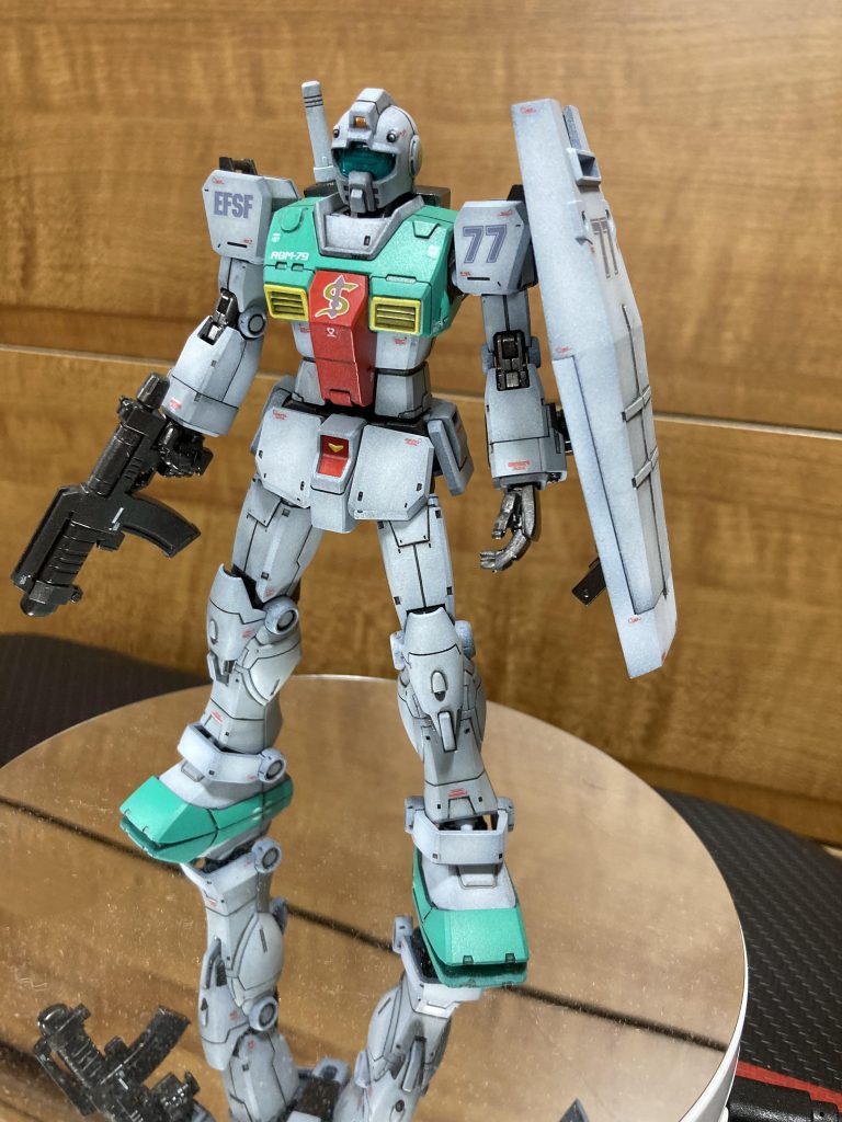 HG スレッガー専用ジム 完成です–5枚目/制作者：joyboo3