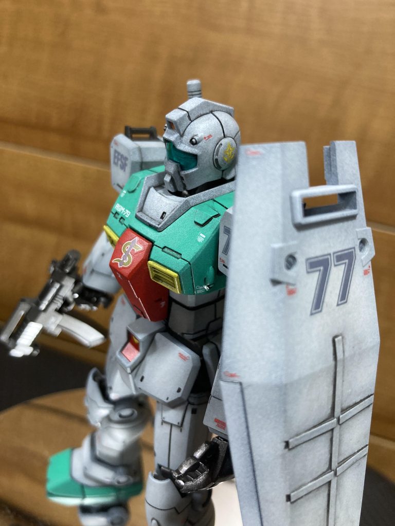 HG スレッガー専用ジム 完成です–4枚目/制作者：joyboo3