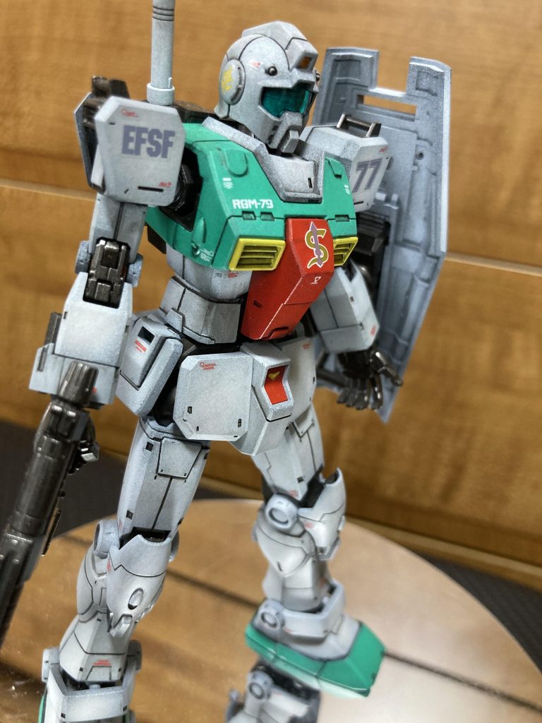 HG スレッガー専用ジム 完成です–2枚目/制作者：joyboo3