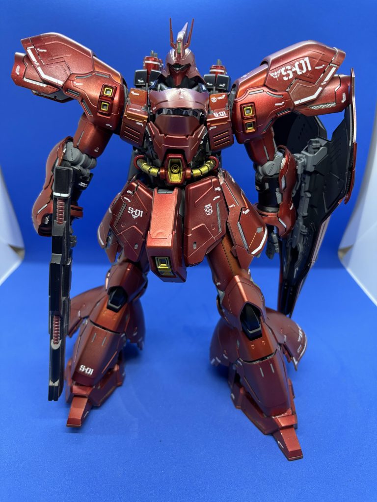 このキットは特に腕の装甲がポロポロ取れるんですよね。