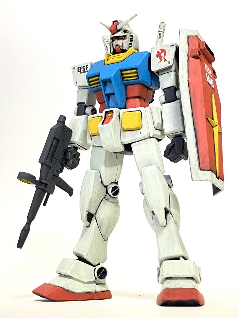 HGUC 021 ガンダム–2枚目/制作者：シオカラ