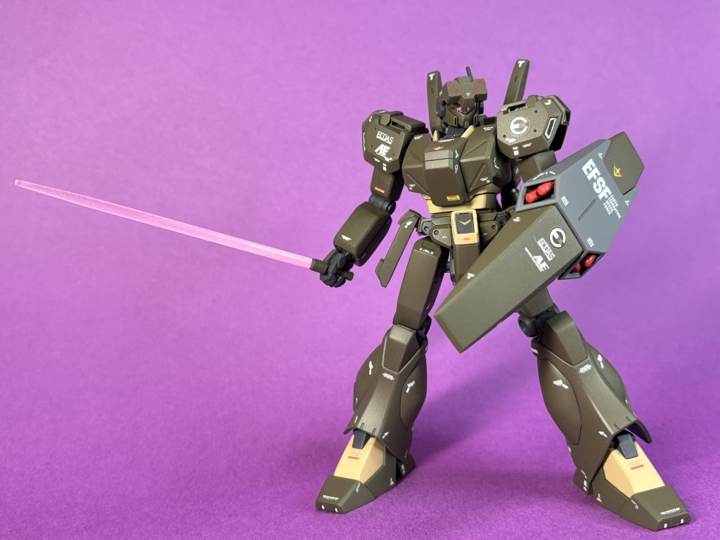 ビームサーベル根本パールホワイト軽く吹き付け。