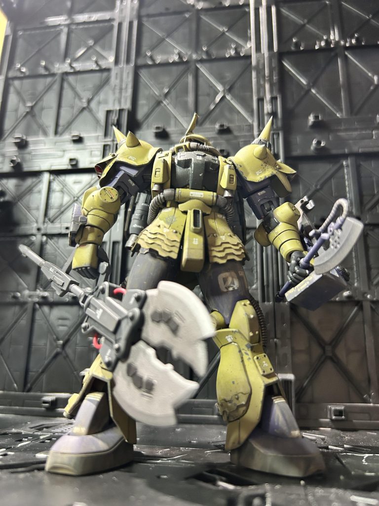 特殊兵装のヒートハルバートとヒートホーク装備😄