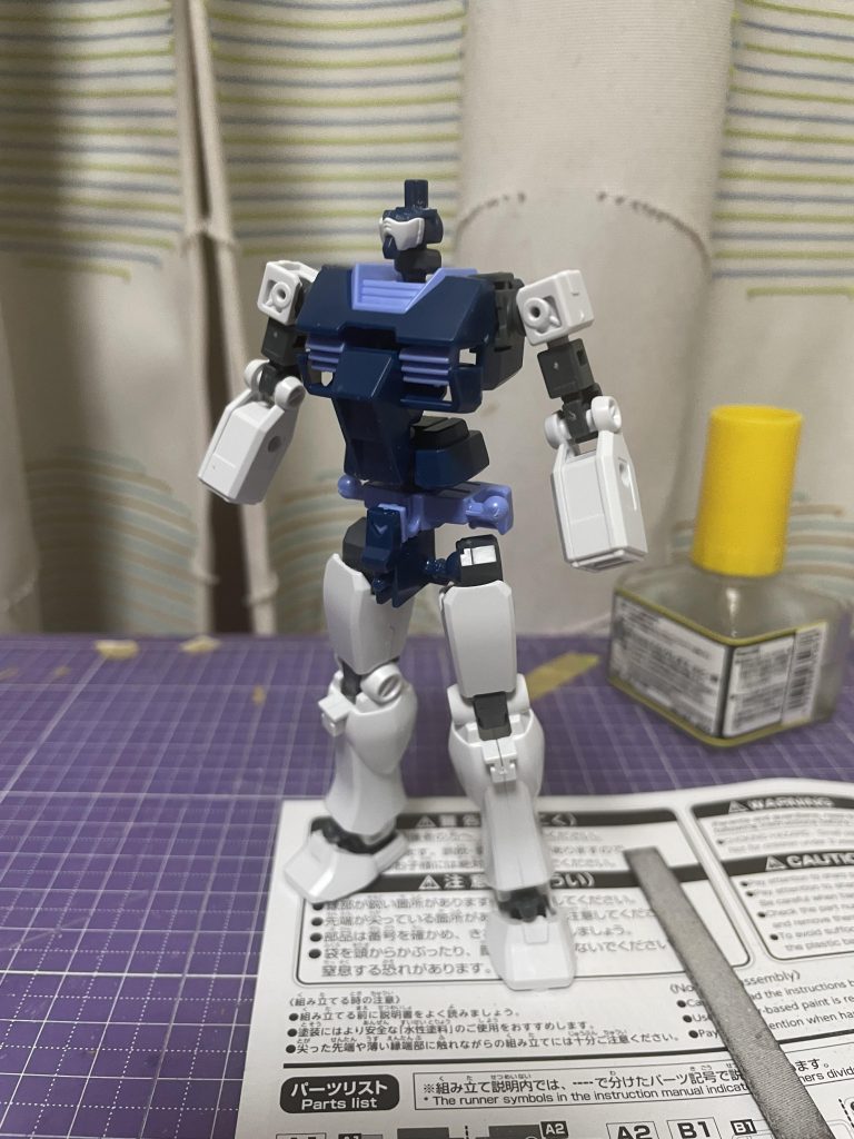 1.仮組 前