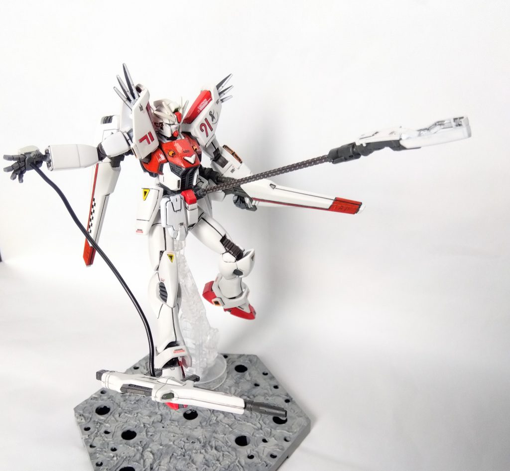 ジークアクス本編でもやってたワイヤーを使用した置きビームライフル