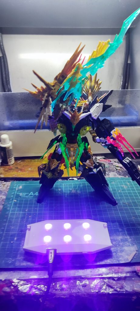 試作！SDW HEROES GF ジャスティスガンダム F型–2枚目/制作者：モデルワークショップ