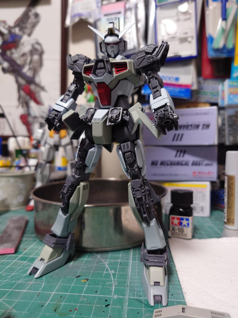 塗装はガルグレーをベースに調色しウェザリングとチッピングで完成✨✨✨制作期間は3週間くらいまたこういうのしてみたいです(´°ᗜ°)