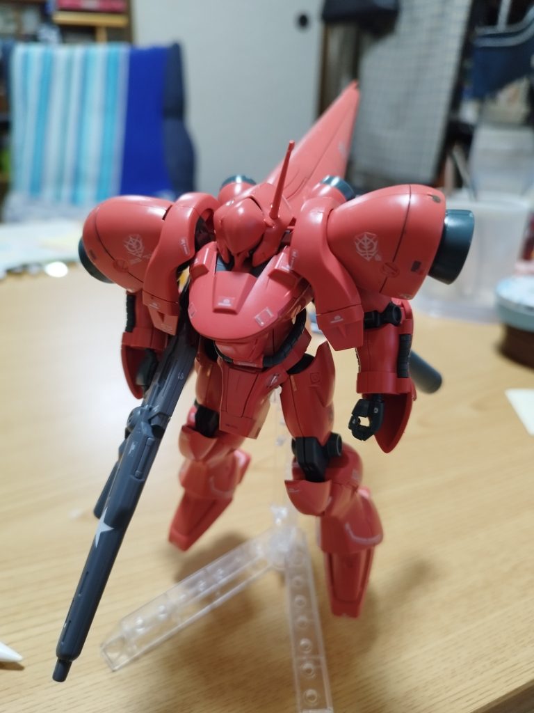 個人的にガーベラ・テトラは好きな機体なので買えてよかったですし、後ろのバックパックがかなりデカくてびっくりしましたね！