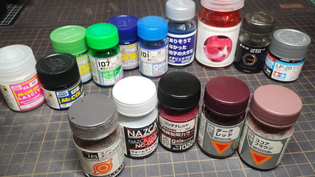 主に使った塗料最後のコーティングはスムースパールコートで。