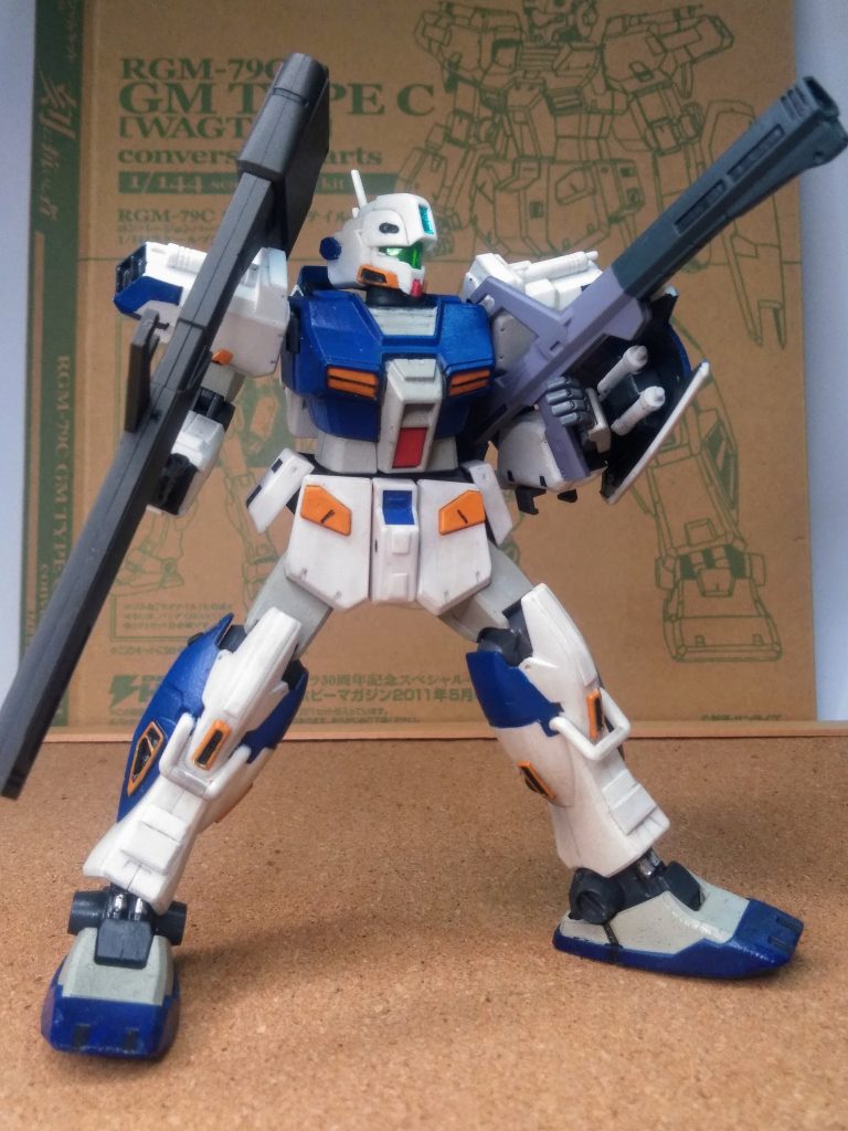 『近代化改修プラン』としての『ジム改の高機動バリエーション』という立ち位置で考えてミル 🤔💭『ティターンズ』が運用する『ジム改高機動型』と同コンセプトではあるが『ワグテイル』はその面を先鋭化させていると言えますね 🤗脚部や肩のデザインラインから『ジム版フルバーニアン』と言えるかも 🤣🤣🤣