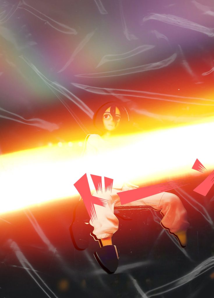 ララァ「 !」「 なんて、ことを!」シュウジ「??、ボクは、まだ、、 」バサッ、、、