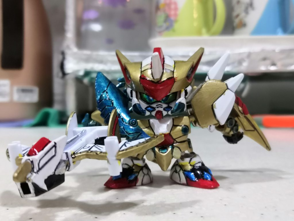 ちーびー戦士No.11 聖竜騎士ゼロガンダム Jr.–7枚目/制作者：LUNLUN（邪道可動）