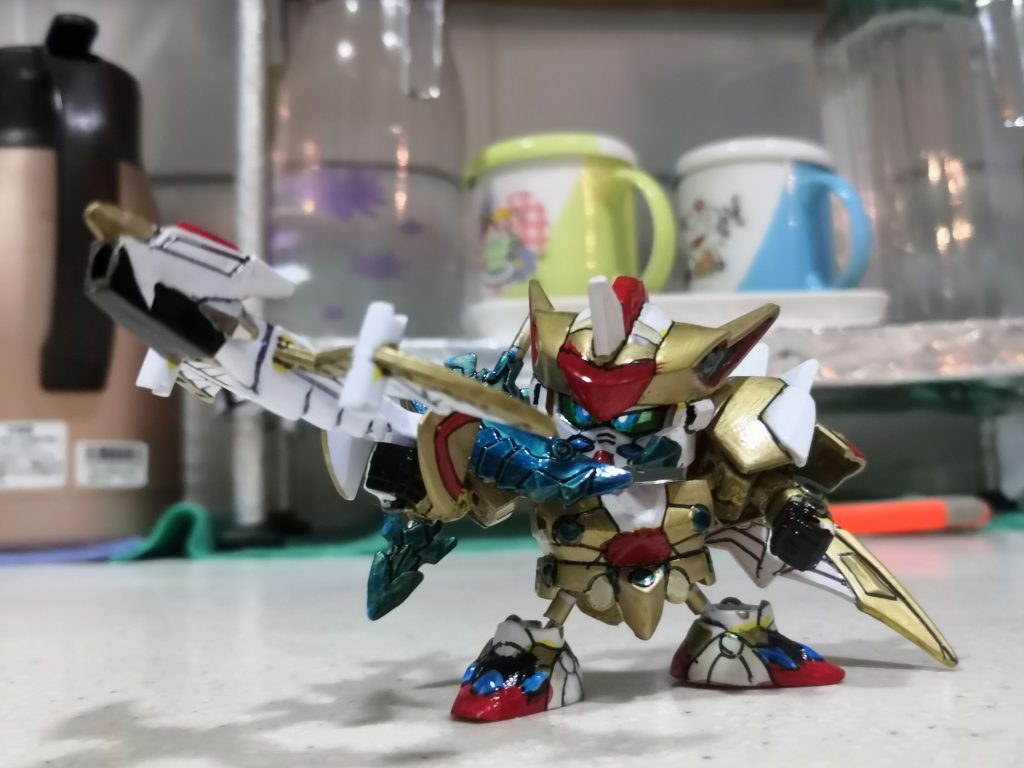 ちーびー戦士No.11 聖竜騎士ゼロガンダム Jr.–6枚目/制作者：LUNLUN（邪道可動）