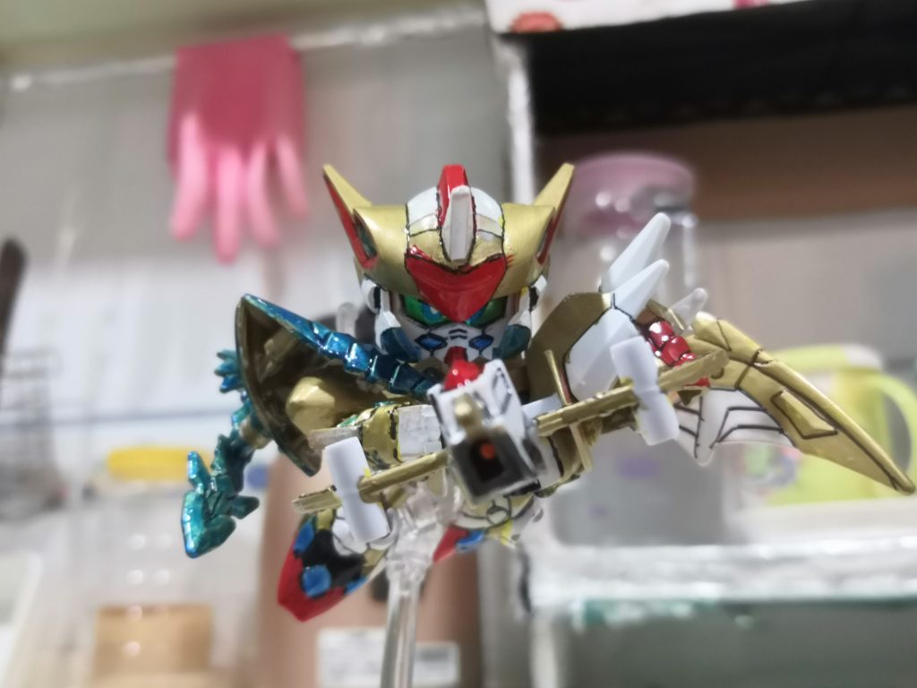 ちーびー戦士No.11 聖竜騎士ゼロガンダム Jr.–5枚目/制作者：LUNLUN（邪道可動）