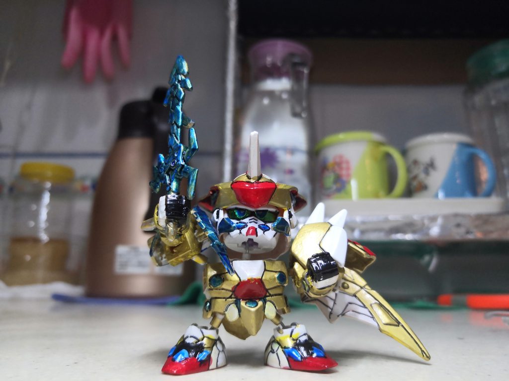 ちーびー戦士No.11 聖竜騎士ゼロガンダム Jr.–8枚目/制作者：LUNLUN（邪道可動）