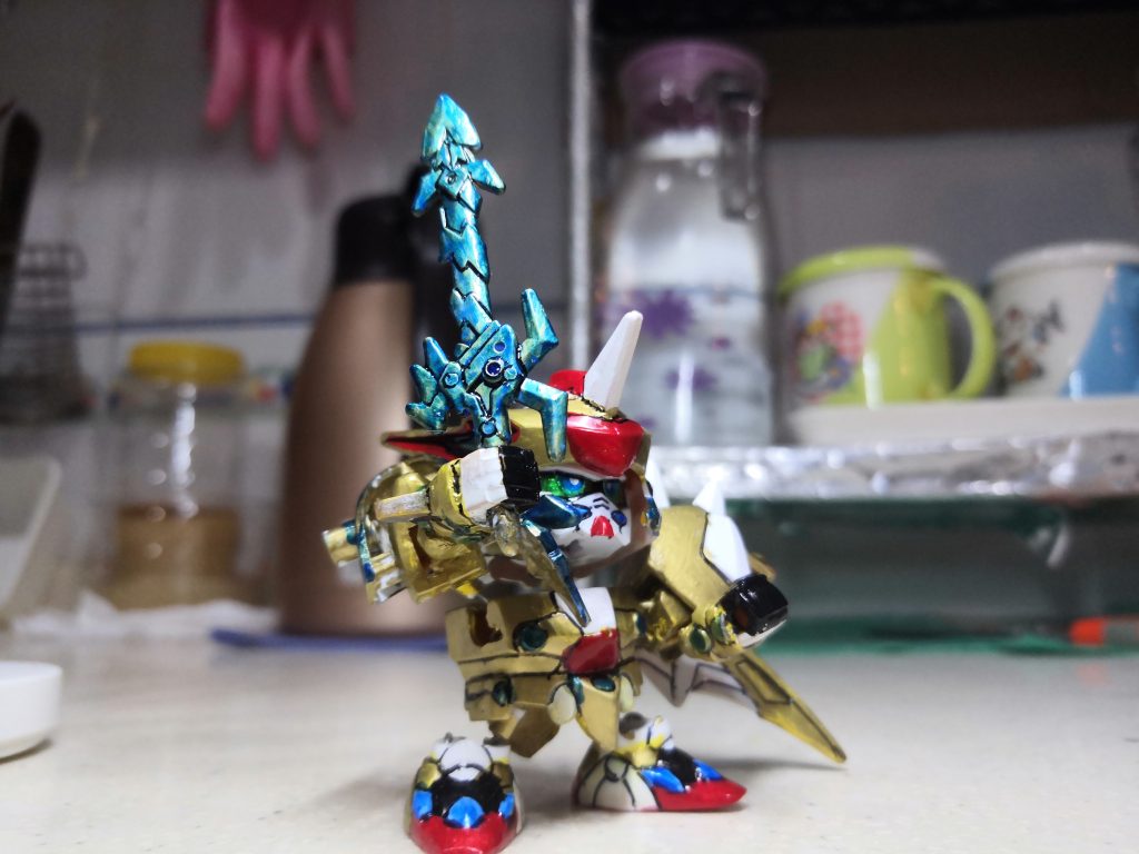 ちーびー戦士No.11 聖竜騎士ゼロガンダム Jr.–2枚目/制作者：LUNLUN（邪道可動）